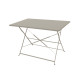 Table carrée pliante en acier - Essenciel Green