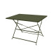 Table carrée pliante en acier - Essenciel Green