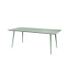 Table rectangle en aluminium 8 personnes - Essenciel Green
