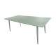 Table rectangle en aluminium 8 personnes - Essenciel Green