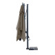Parasol de jardin rectangulaire déporté et inclinable Galileo Dark 3 x 4 SCOLARO