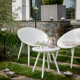 Salon de jardin bas 2 personnes KAEMINGK Marbella