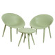 Salon de jardin bas 2 personnes KAEMINGK Marbella