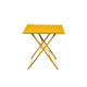 Table carrée pliante en acier - Essenciel Green