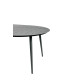 Table ovale 6 personnes Inari en aluminium - Essenciel Green