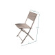 Chaise pliante en acier Figari - Essenciel Green