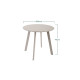 Table d'appoint ronde en acier - Essenciel Green