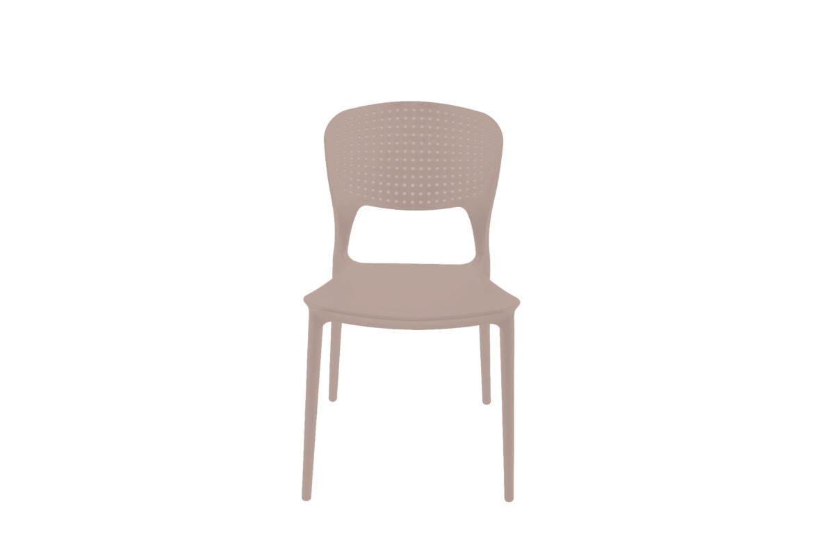 Chaise Kos ajourée en Polypropylène - Essenciel Green