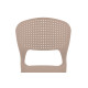 Chaise Kos ajourée en Polypropylène - Essenciel Green