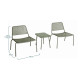 Set de balcon Shakura en acier - Essenciel Green