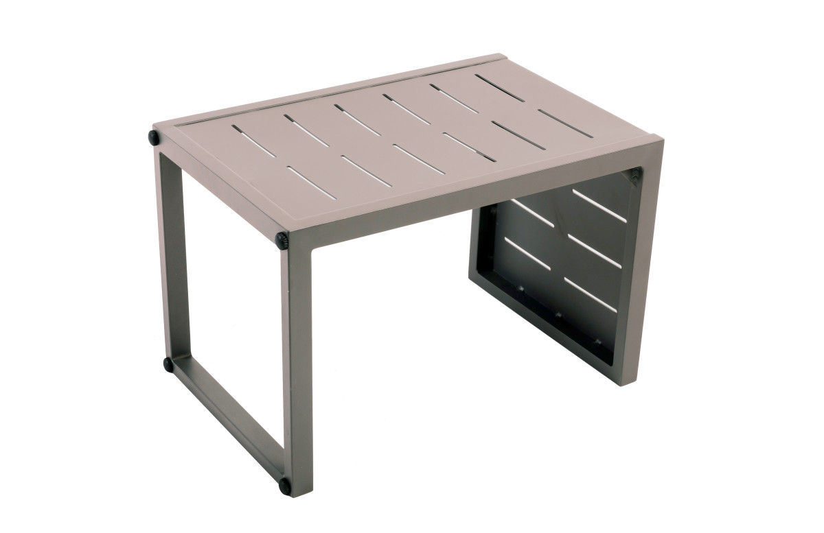 Table basse appoint 2 positions Inari en aluminium - Essenciel Green