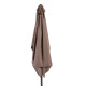 Parasol rectangulaire inclinable 2X3M en aluminium - Essenciel Green