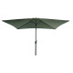 Parasol rectangulaire inclinable 2X3M en aluminium - Essenciel Green