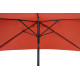 Parasol rectangulaire inclinable 2X3M en aluminium - Essenciel Green