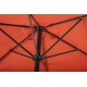 Parasol rectangulaire inclinable 2X3M en aluminium - Essenciel Green