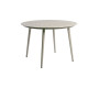 Table de jardin ronde 4 personnes en aluminium Inari - Essenciel Green