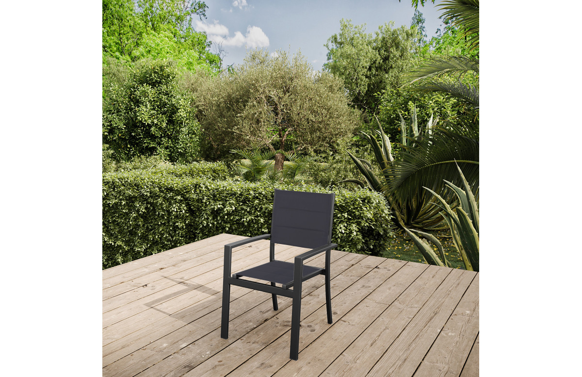 Fauteuil de jardin Navagio en aluminium - Essenciel Green