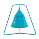 Aire de jeux igloo bleu + structure en métal - TP Toys