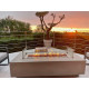 Table brasero gaz extérieur Granville avec full option – Elementi France