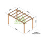Carport en bois 5x3M BADAJOZ - Maderland