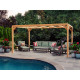 Pergola autoportée en bois 6x3M ALICANTE - Maderland