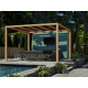 Pergola autoportée en bois 4x4M SANTANDER - Maderland