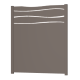 Panneau décoratif en aluminium OCEAN à poser ou à sceller 850 H x 1400 L - ConceptLigne