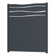 Panneau décoratif en aluminium OCEAN à poser ou à sceller 850 H x 1400 L - ConceptLigne