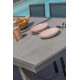 Ensemble table et chaises de jardin extensible en céramique alu pour 8 personnes DCB Garden VENISE