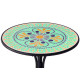 Ensemble table DORIAN et fauteuils de jardin VALENCIA 2 personnes HEVEA en acier et résine tressée