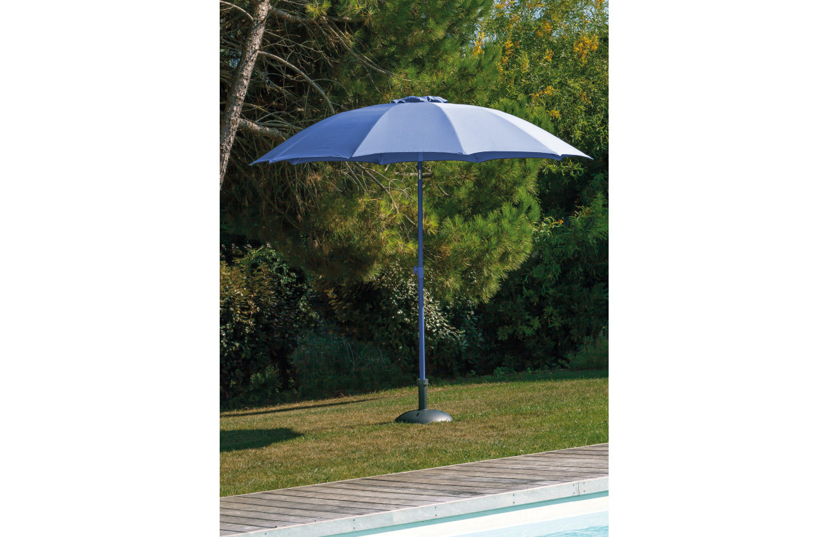 Parasol rond inclinable Fdv Alizé déperlant en aluminium Parasol rond inclinable Fdv Alizé déperlant en aluminium