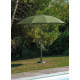 Parasol rond inclinable Fdv Alizé déperlant en aluminium