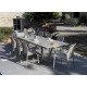 Table de jardin extensible en aluminium et céramique 8-12 personnes - VITA - ProLoisirs