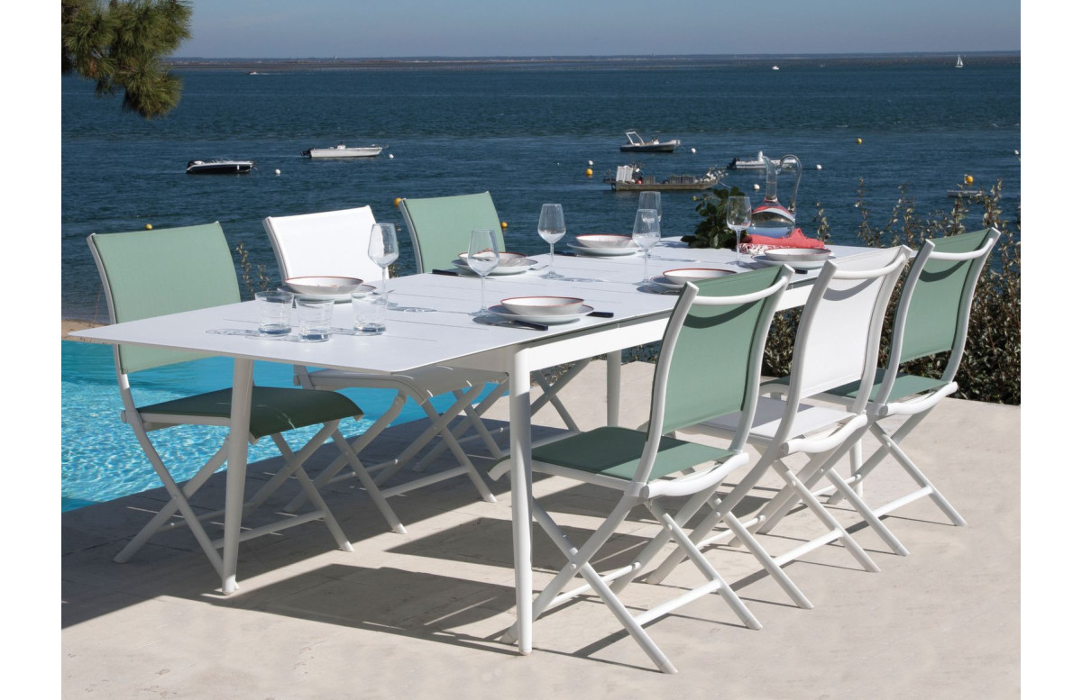 Chaise Elegance ProLoisirs pliante en aluminium Chaise Elegance ProLoisirs pliante en aluminium