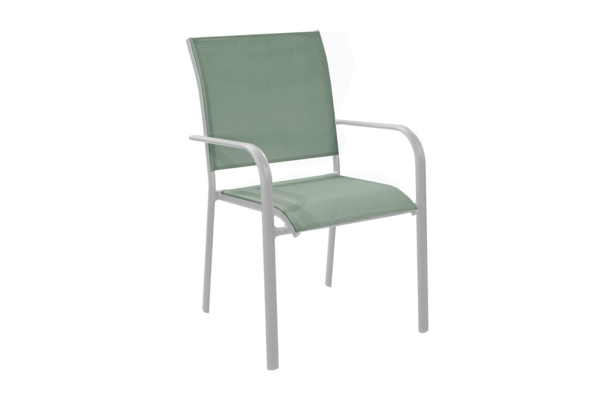 Fauteuil Elegance ProLoisirs empilable en aluminium Fauteuil Elegance ProLoisirs empilable en aluminium