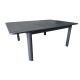 Table extensible Eos ProLoisirs 8/10 personnes en aluminium