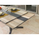 Table extensible Galleo ProLoisirs 6/10 personnes en aluminium