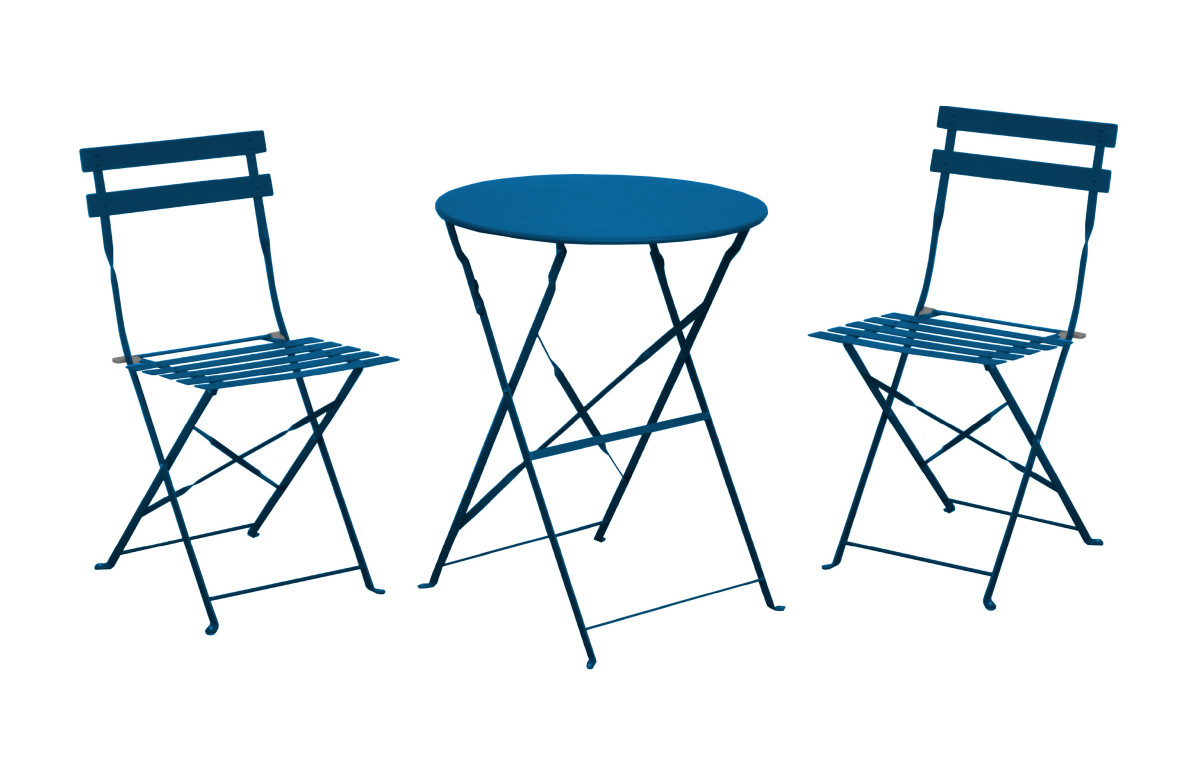 Ensemble table et chaises de jardin Cuba Proloisirs 2 personnes Ensemble table et chaises de jardin Cuba Proloisirs 2 personnes