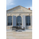 Salon de jardin d'angle bas Moss Océo 6/7 personnes en aluminium