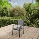 Fauteuil de jardin Navagio en aluminium - Essenciel Green