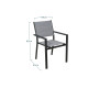 Fauteuil de jardin Navagio en aluminium - Essenciel Green
