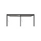 Pergola bioclimatique adossée Ombréa en aluminium 3x6 M