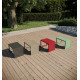 Table basse appoint 2 positions Inari en aluminium - Essenciel Green