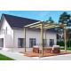 Pergola autoportée en bois massif 4,20x3M MADRID - Maderland