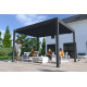Pergola bioclimatique autoportée en aluminium à lames orientables 3x4 - Ombréa