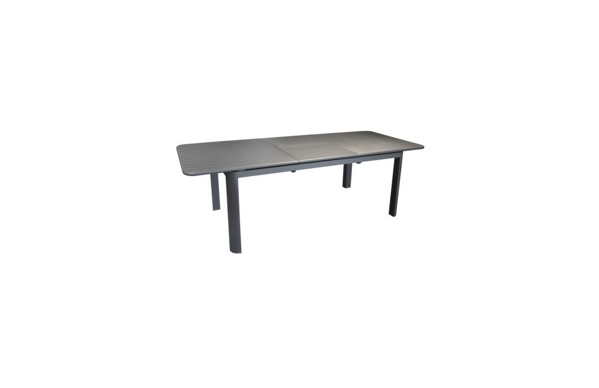 Table de jardin extensible en aluminium 8-10 personnes - EOS graphite - ProLoisirs