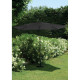 Parasol rectangulaire 2X3M gris en acier - Essenciel Green