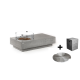 Table brasero gaz extérieur Metropolis avec full option – Elementi France