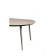 Table ovale 6 personnes Inari en aluminium - Essenciel Green