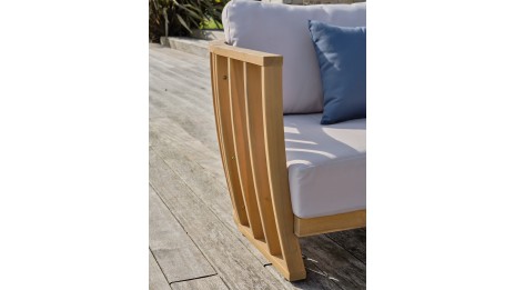 Salon bas de jardin BOGOTA 5 places en bois d'acacia - WOOD